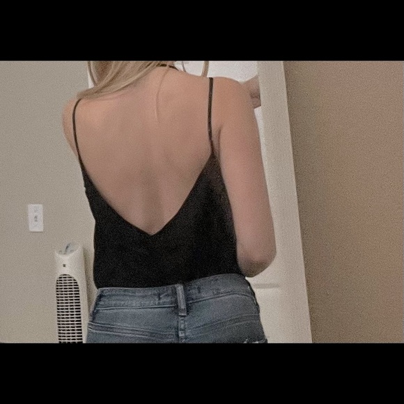 Backless Black Spaghetti Strap Nice Top - Picture 7 of 7